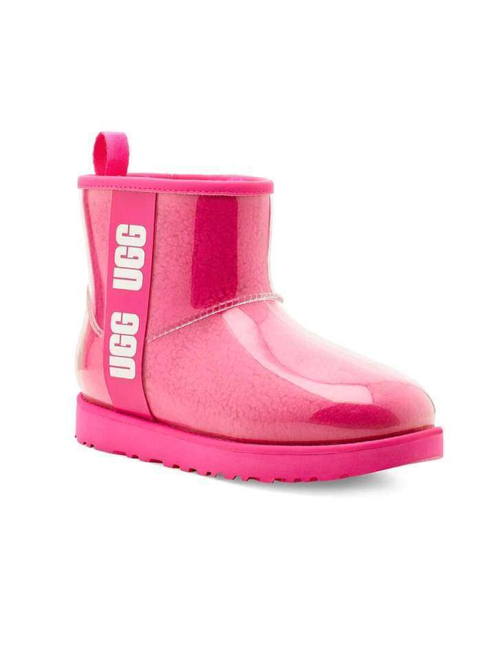 Жіночі UGG Міні Прозорі Силіконові Рожеві Classic Clear Mini Pink — фото 2