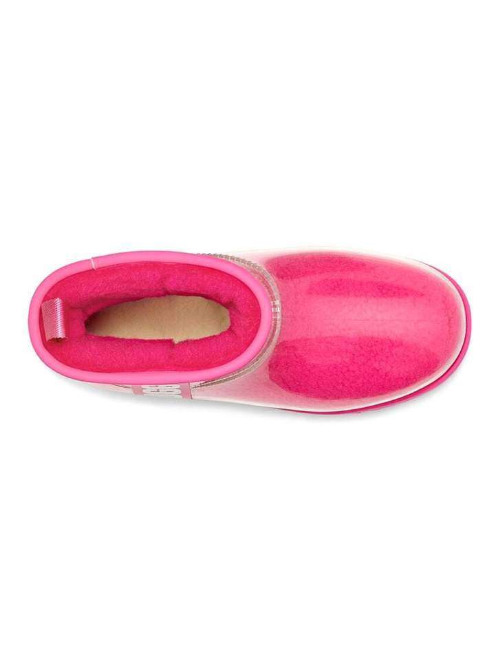 Жіночі UGG Міні Прозорі Силіконові Рожеві Classic Clear Mini Pink — фото 4