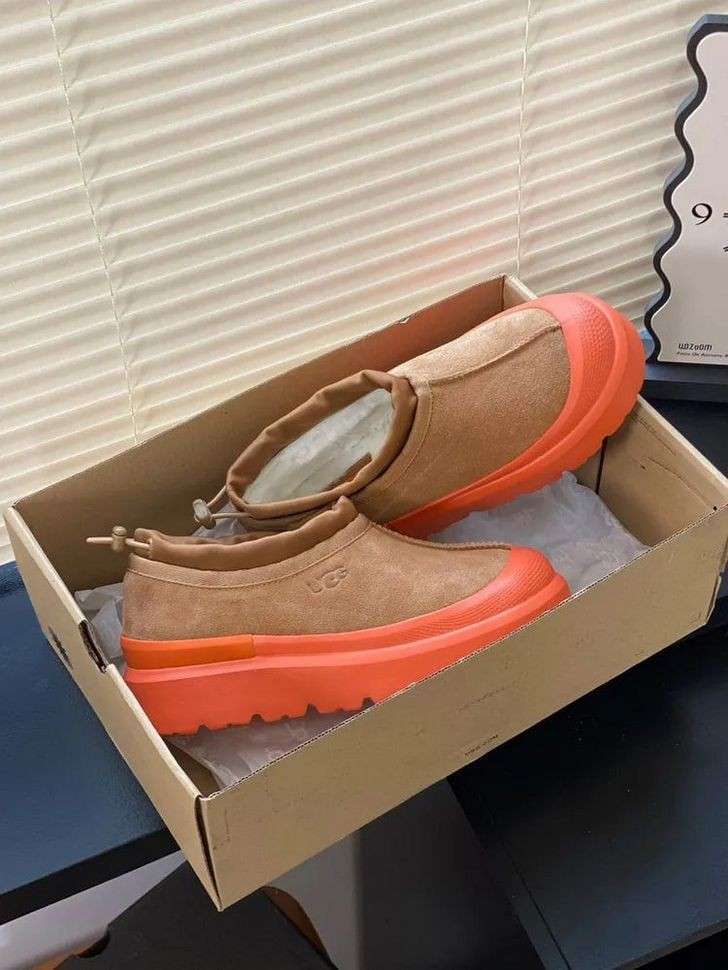 Чоловічі UGG Сліппер Тасман Ультра Міні Помаранчеві Прорезинені Tasman Hybrid Chestnut/Orange — фото 5