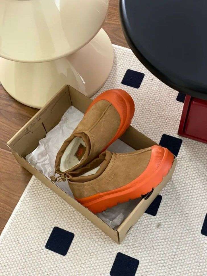 Чоловічі UGG Сліппер Тасман Ультра Міні Помаранчеві Прорезинені Tasman Hybrid Chestnut/Orange — фото 7