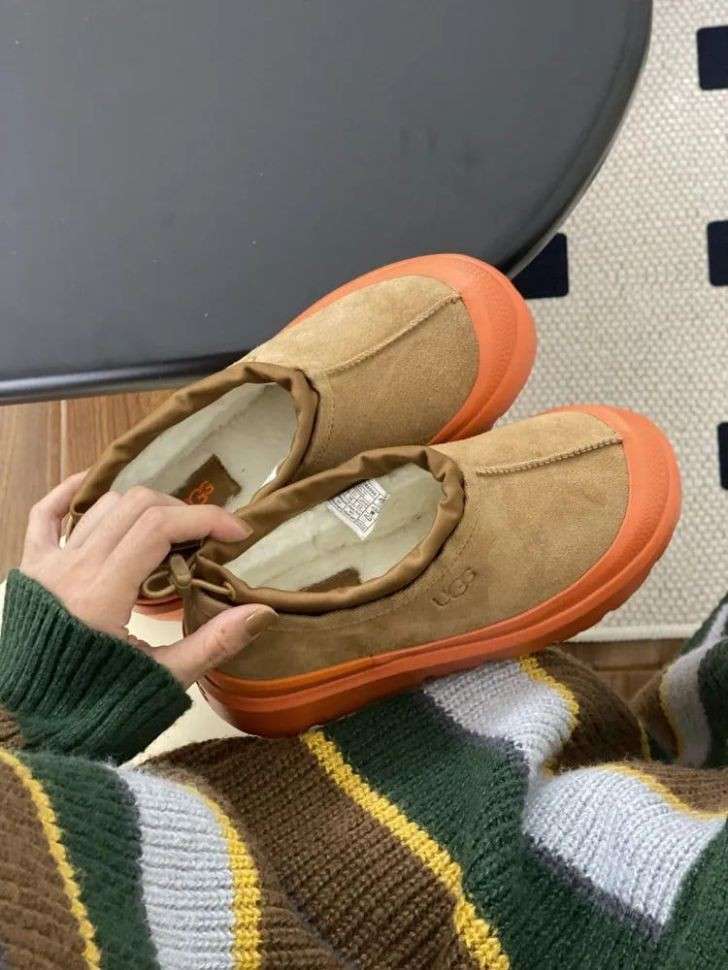 Чоловічі UGG Сліппер Тасман Ультра Міні Помаранчеві Прорезинені Tasman Hybrid Chestnut/Orange — фото 9