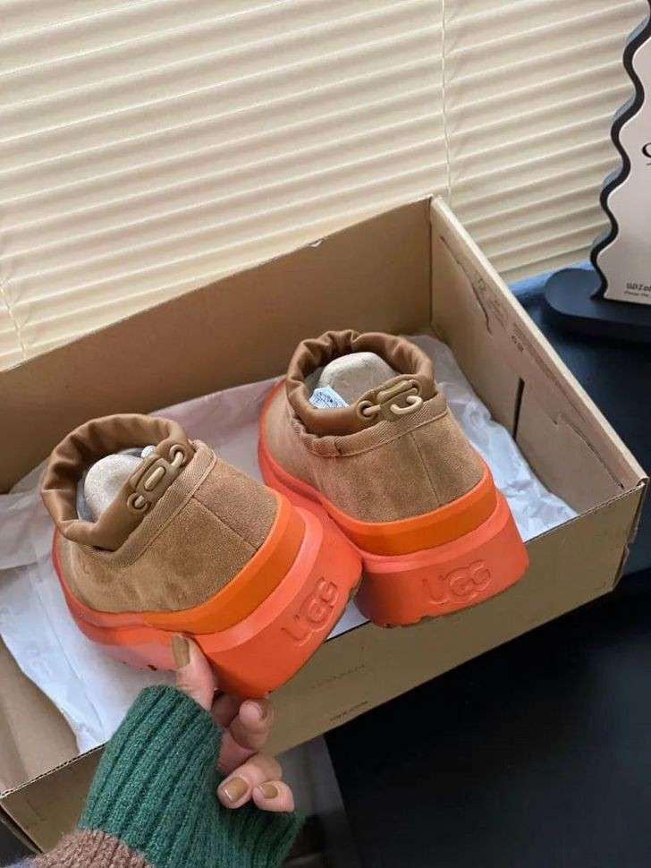 Чоловічі UGG Сліппер Тасман Ультра Міні Помаранчеві Прорезинені Tasman Hybrid Chestnut/Orange — фото 10