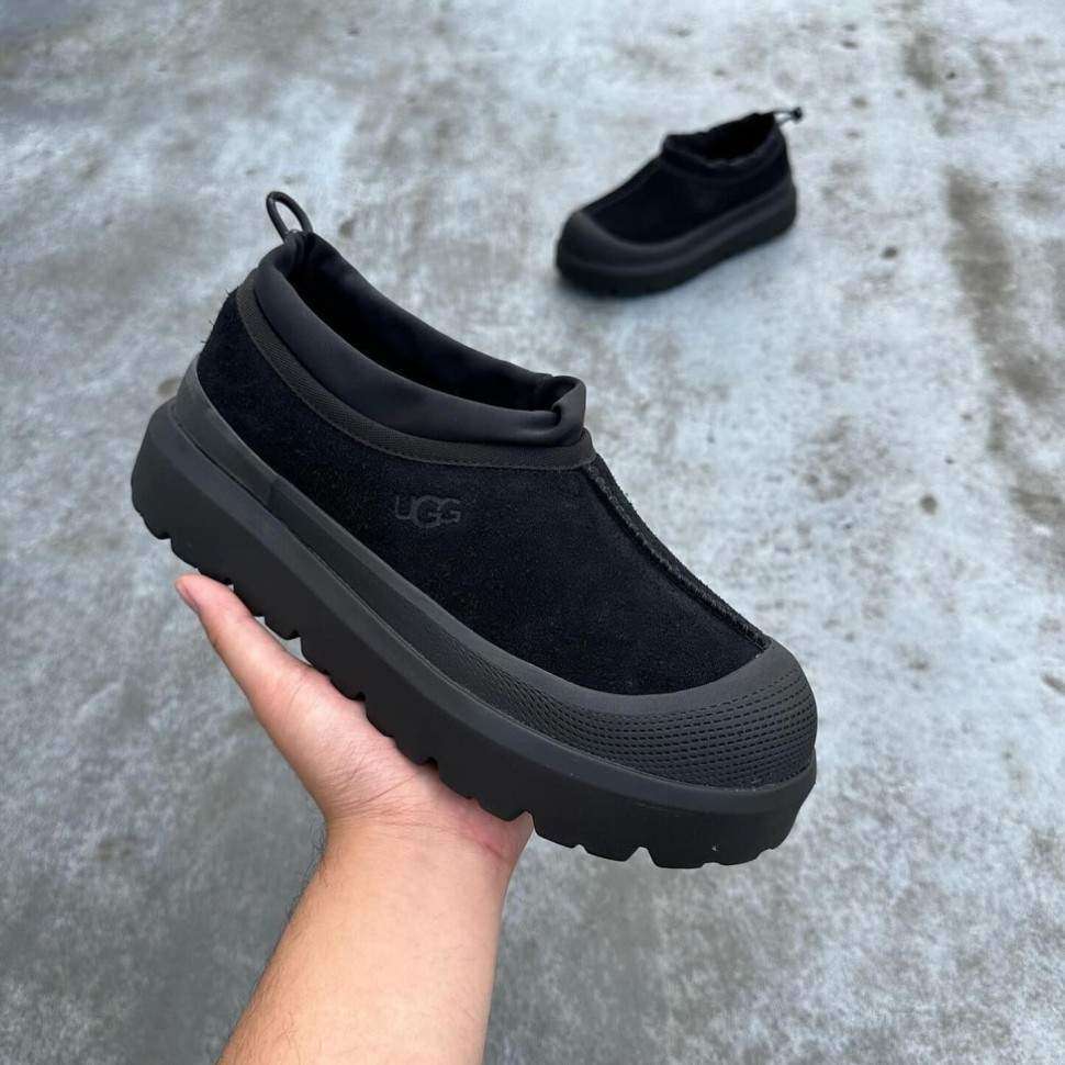 Жіночі UGG Гібрид Сліппер Тасман Ультра Міні Чорні Прорезинені Tasman Hybrid Black — фото 10