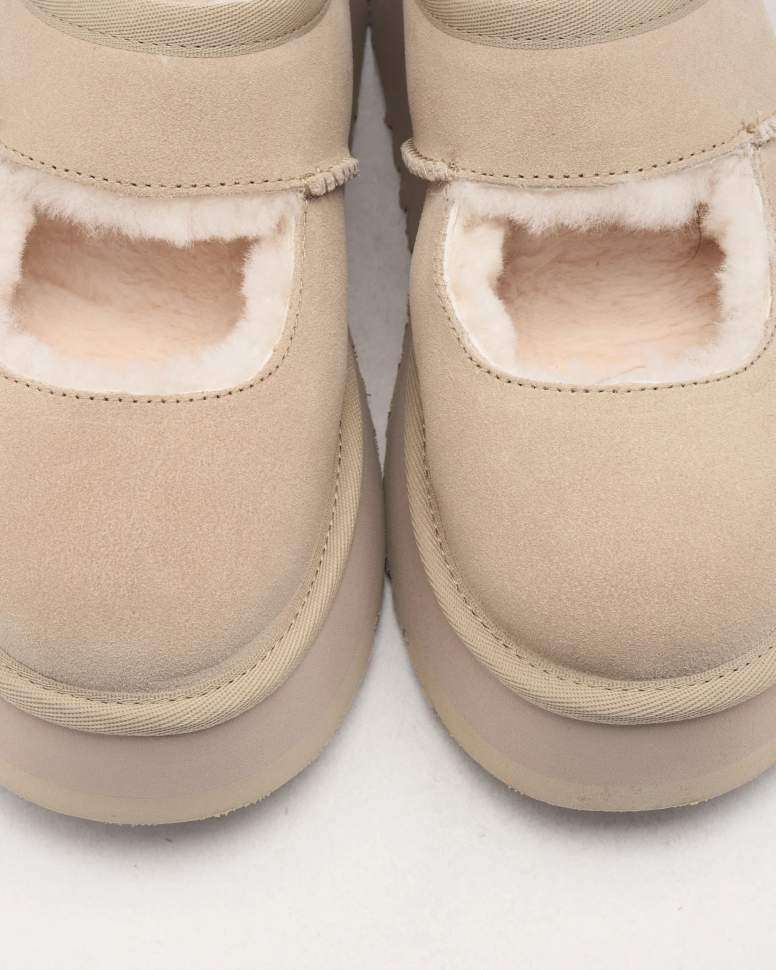 Жіночі UGG Мері Джейн Платформа Бежеві Bea Mary Jane Beige — фото 7