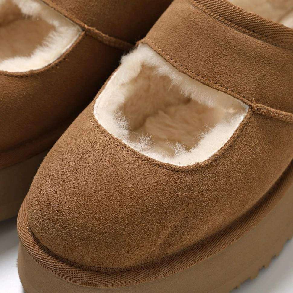 Жіночі UGG Мері Джейн Платформа Помаранчеві Bea Mary Jane Chestnut — фото 2