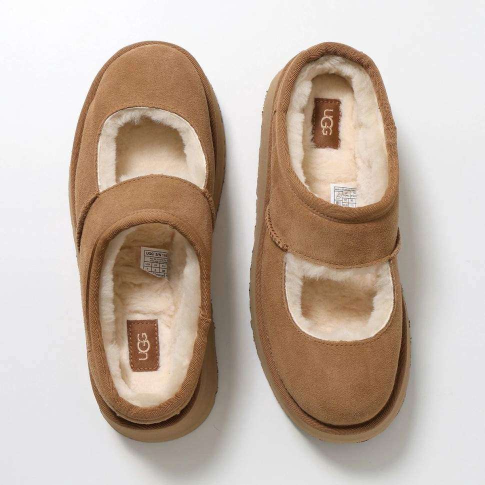 Жіночі UGG Мері Джейн Платформа Помаранчеві Bea Mary Jane Chestnut — фото 5