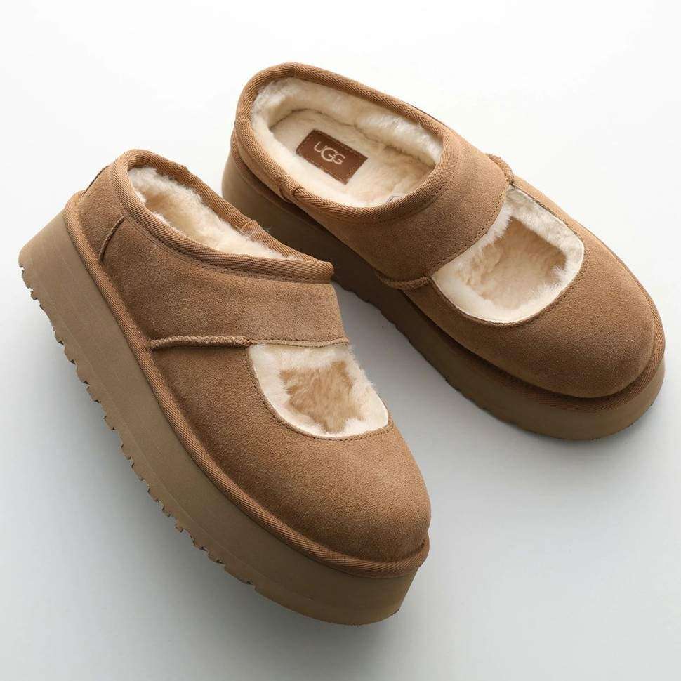 Жіночі UGG Мері Джейн Платформа Помаранчеві Bea Mary Jane Chestnut — фото 8