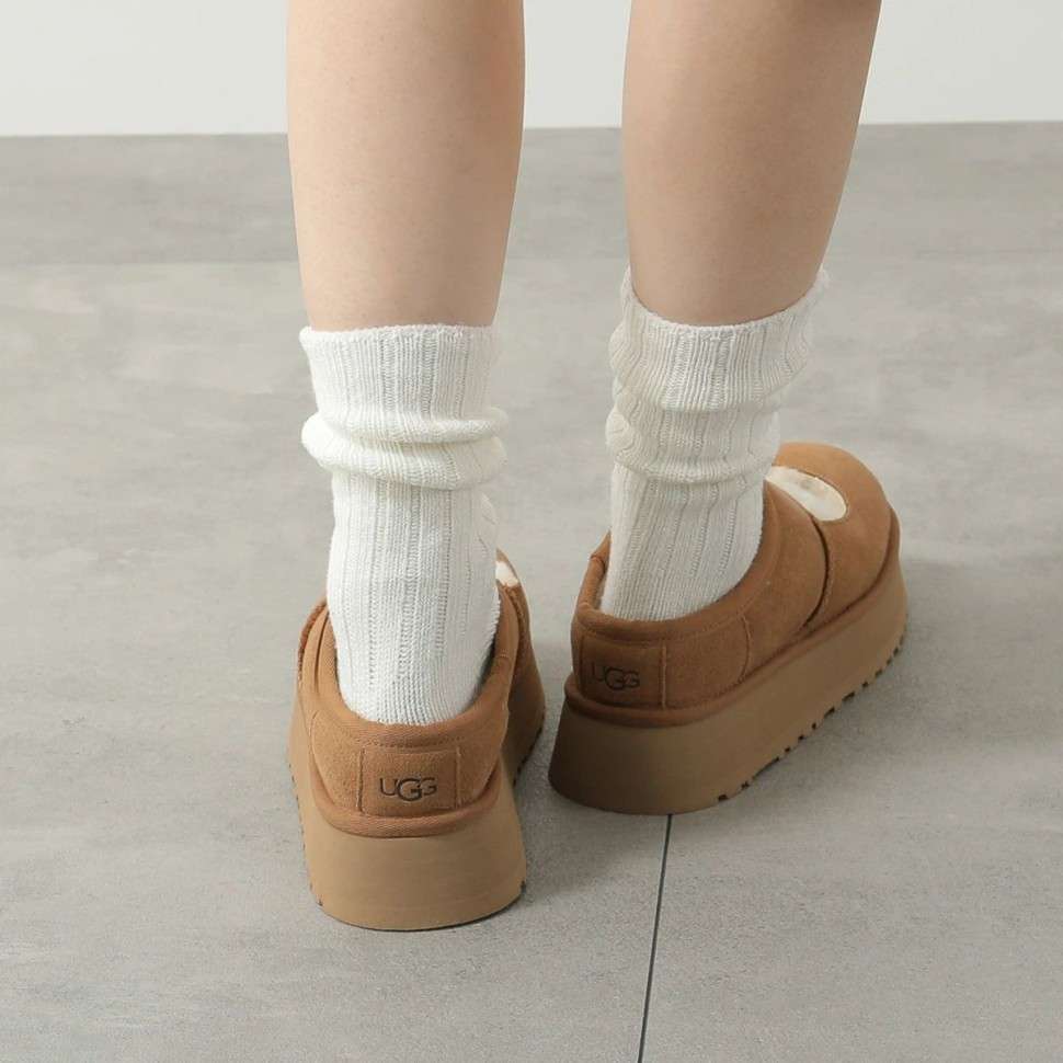 Жіночі UGG Мері Джейн Платформа Помаранчеві Bea Mary Jane Chestnut — фото 10