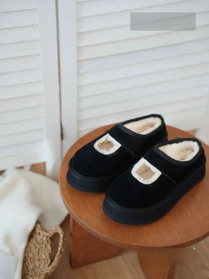 Жіночі UGG Мері Джейн Платформа Чорні Bea Mary Jane Black — фото 10