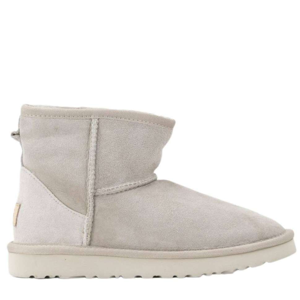 Жіночі UGG Класік Міні Світло Сірі Замшеві Australia Classic Mini Light Grey Suede