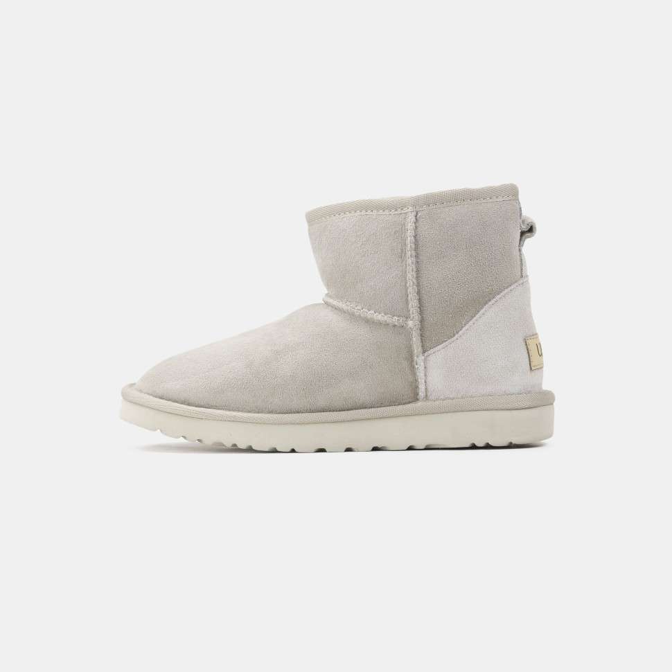 Жіночі UGG Класік Міні Світло Сірі Замшеві Australia Classic Mini Light Grey Suede — фото 4