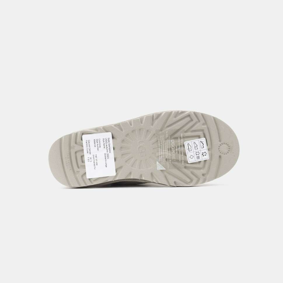 Жіночі UGG Класік Міні Світло Сірі Замшеві Australia Classic Mini Light Grey Suede — фото 5