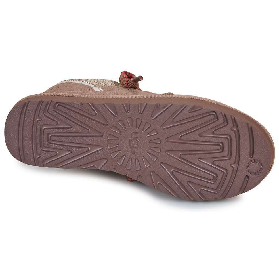 Жіночі UGG кросівки Зимові Замшеві Коричневі Lowmel Sneaker "Rocky Oak" Brown — фото 6