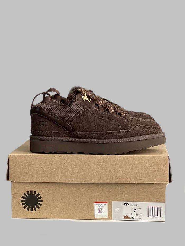 Жіночі UGG Кросівки Зимові Замшеві Шоколадні Lowmel Sneaker Chocolate — фото 7