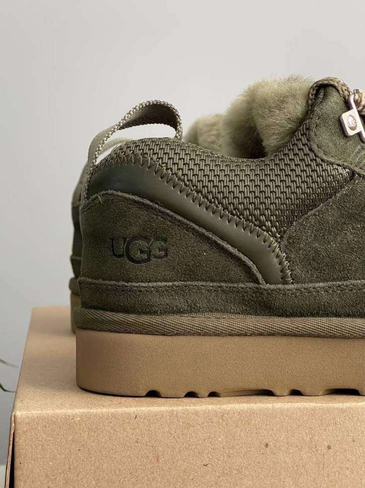 Жіночі UGG кросівки Зимові Замшеві Зелені Lowmel Sneaker Green — фото 6
