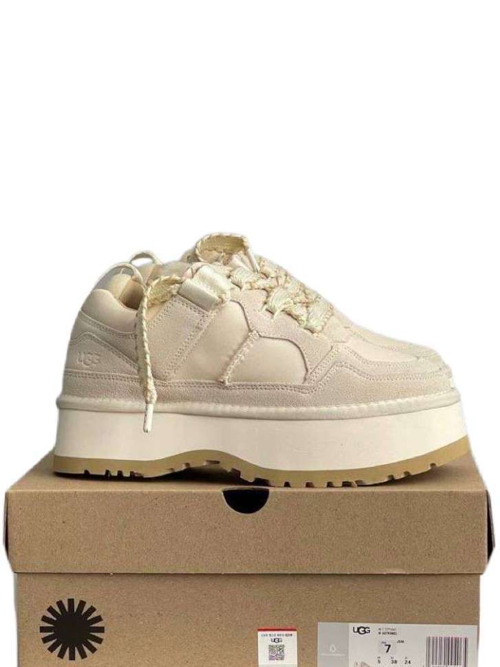 Жіночі UGG Астромел Кросівки Зимові Замшеві Світло Сірі Astromel Jasmine FUR Light Grey (Хутро)