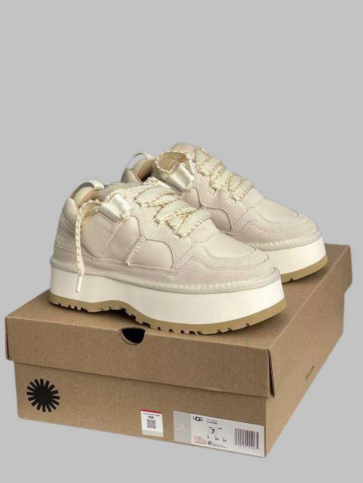 Жіночі UGG Астромел Кросівки Зимові Замшеві Світло Сірі Astromel Jasmine FUR Light Grey (Хутро) — фото 3