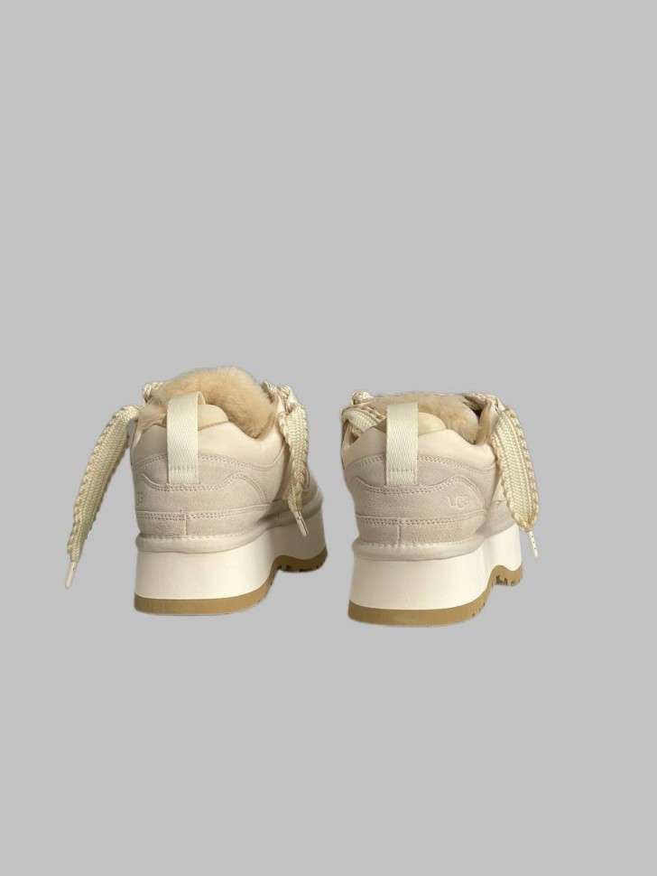 Жіночі UGG Астромел Кросівки Зимові Замшеві Світло Сірі Astromel Jasmine FUR Light Grey (Хутро) — фото 7
