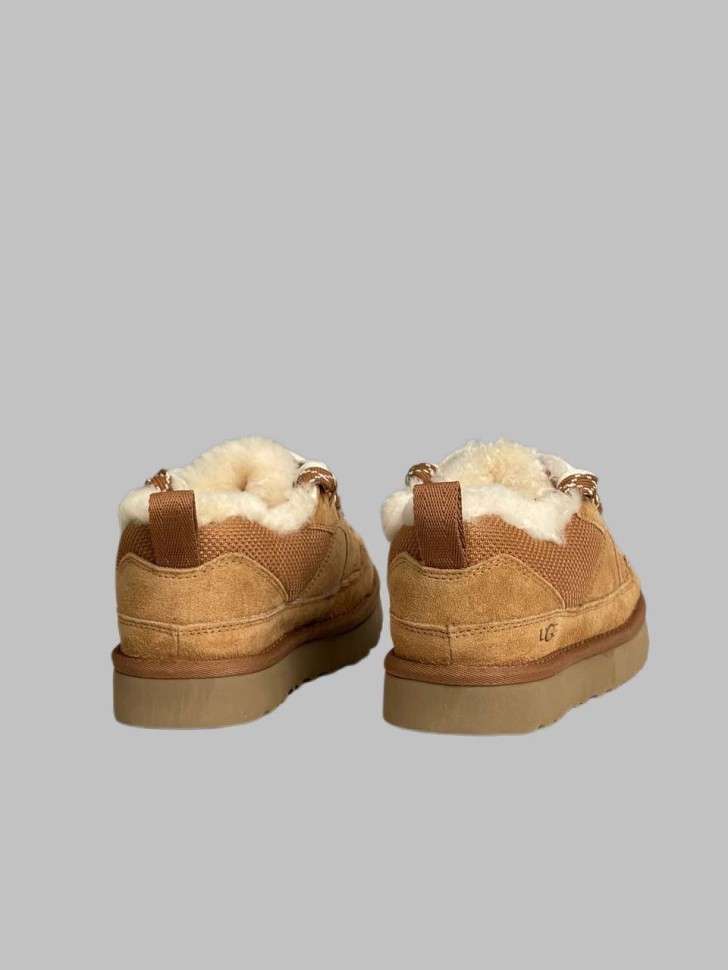 Жіночі UGG Низькі Кросівки Зимові Замшеві Помаранчеві Lo Lowmel Chestnut — фото 3