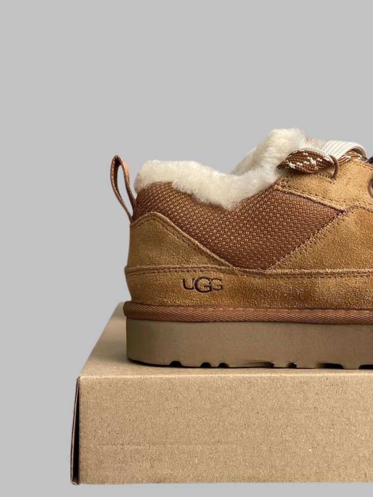 Жіночі UGG Низькі Кросівки Зимові Замшеві Помаранчеві Lo Lowmel Chestnut — фото 7