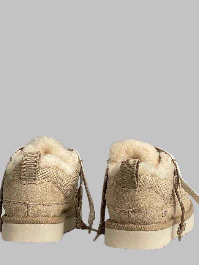 Жіночі UGG Низькі Кросівки Зимові Замшеві Пісочні Lo Lowmel Sand — фото 3