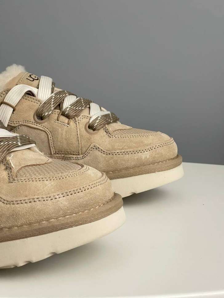 Жіночі UGG Низькі Кросівки Зимові Замшеві Пісочні Lo Lowmel Sand — фото 5