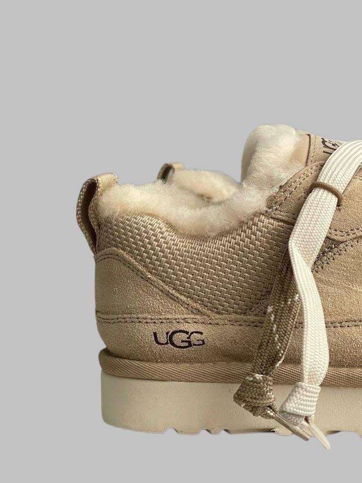 Жіночі UGG Низькі Кросівки Зимові Замшеві Пісочні Lo Lowmel Sand — фото 8