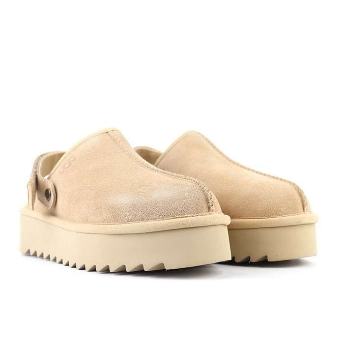 Жіночі UGG Ланах Сандалі Платформа Бежеві Lanah Clog Beige Platform — фото 4