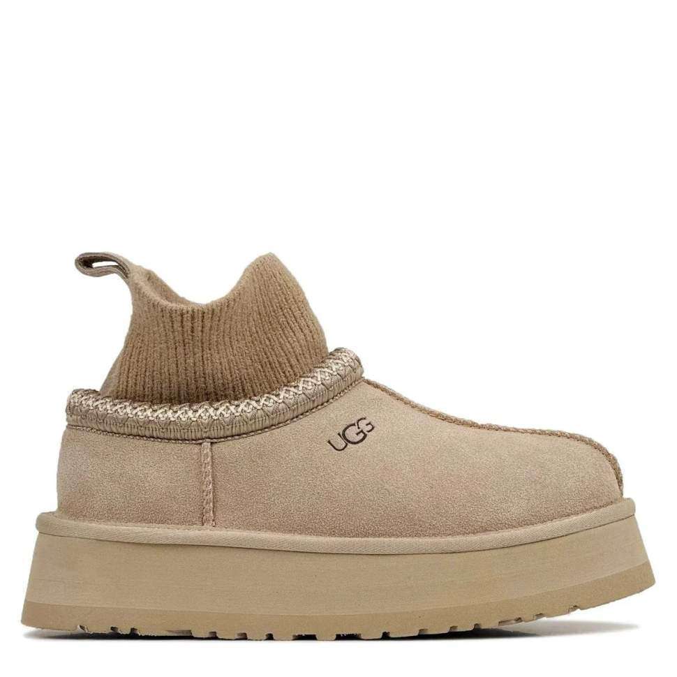 Жіночі UGG Тазз Вязані Сліппер Ультра Міні Платформа Бежеві Tazz Platform Knit Beige