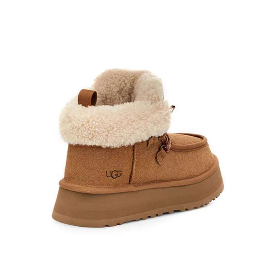 Жіночі UGG Платформа Замша Помаранчеві Funkarra Platform Chestnut — фото 3
