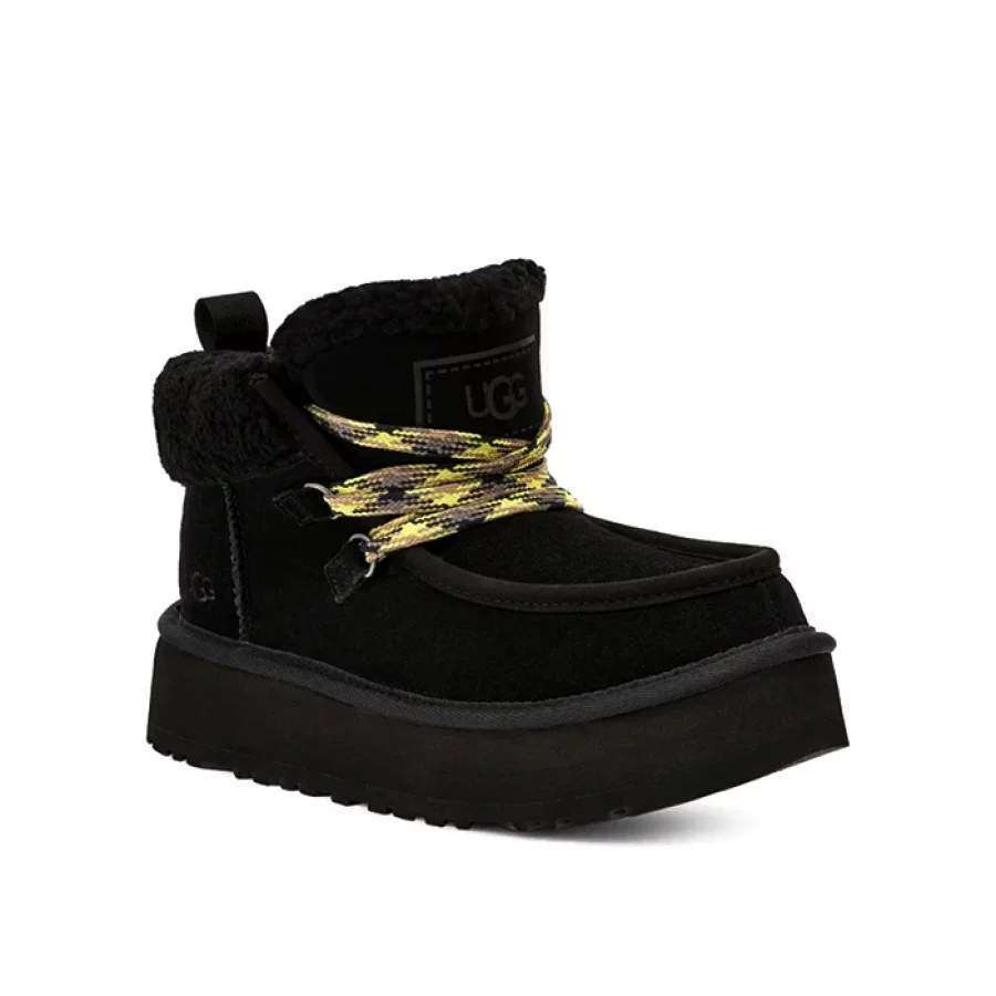 Жіночі UGG Платформа Замша Чорні Funkarra Platform Black — фото 2