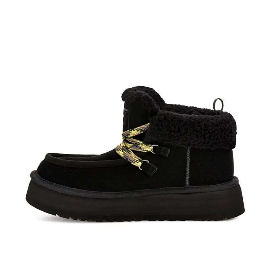 Жіночі UGG Платформа Замша Чорні Funkarra Platform Black — фото 3