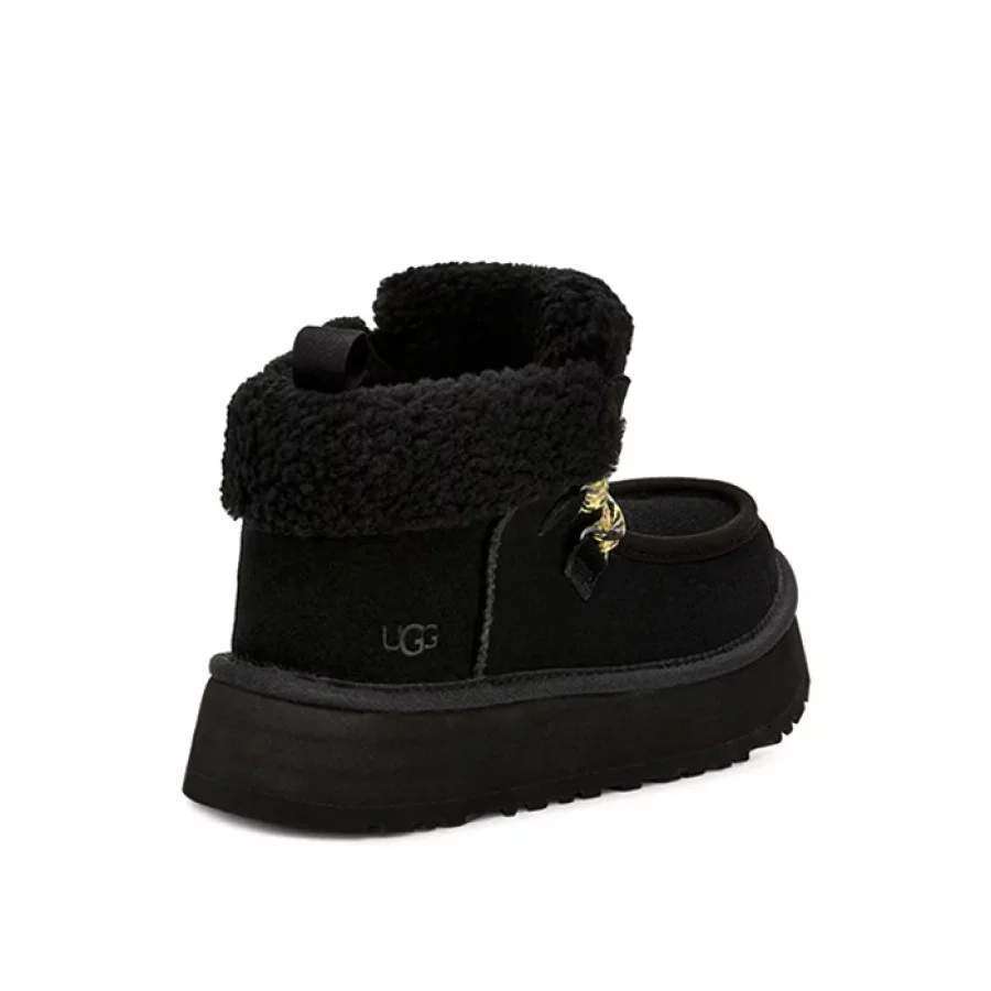Жіночі UGG Платформа Замша Чорні Funkarra Platform Black — фото 4
