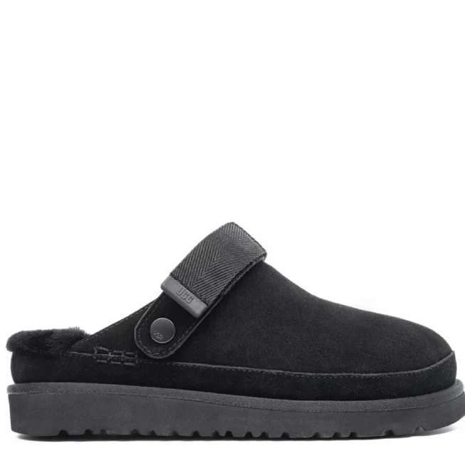 Жіночі UGG Шльопанці Сандалі Чорні Замшеві Goldenstar Clog Black