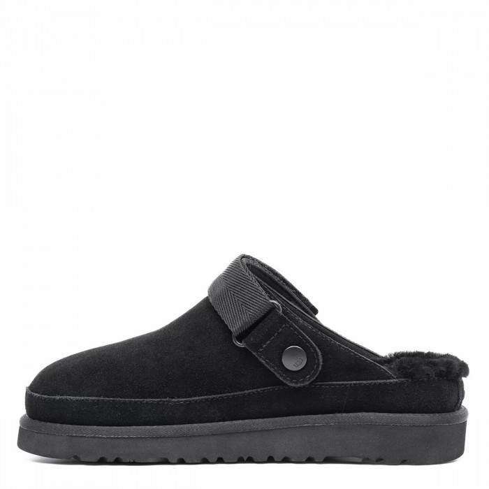 Жіночі UGG Шльопанці Сандалі Чорні Замшеві Goldenstar Clog Black — фото 2