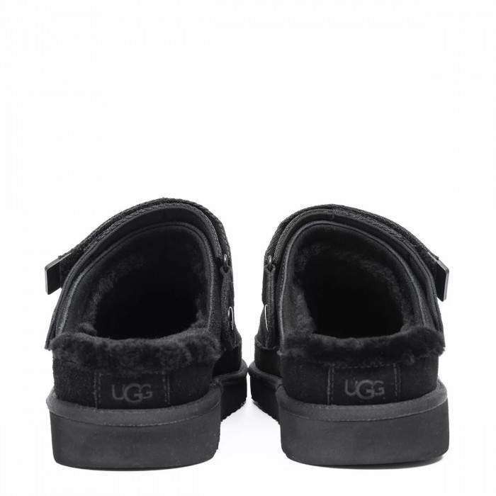 Жіночі UGG Шльопанці Сандалі Чорні Замшеві Goldenstar Clog Black — фото 5