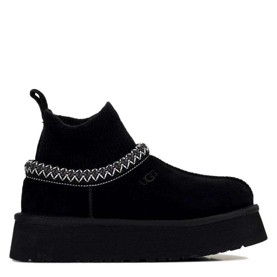 Жіночі UGG Тазз Вязані Сліппер Ультра Міні Платформа Чорні Tazz Platform Knit Black