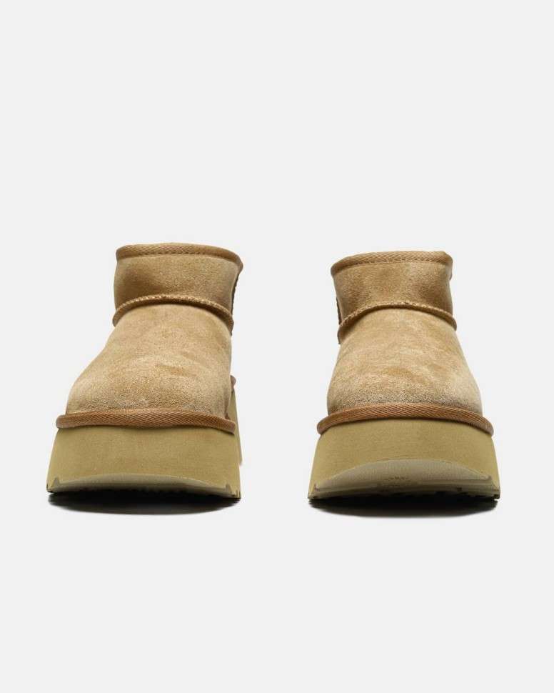 Жіночі UGG Ультра Міні Платформа Бежеві Ultra Mini Height Beige — фото 5