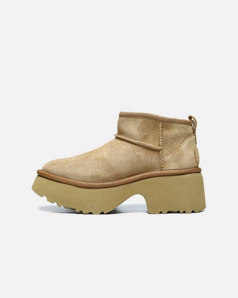 Жіночі UGG Ультра Міні Платформа Бежеві Ultra Mini Height Beige — фото 8