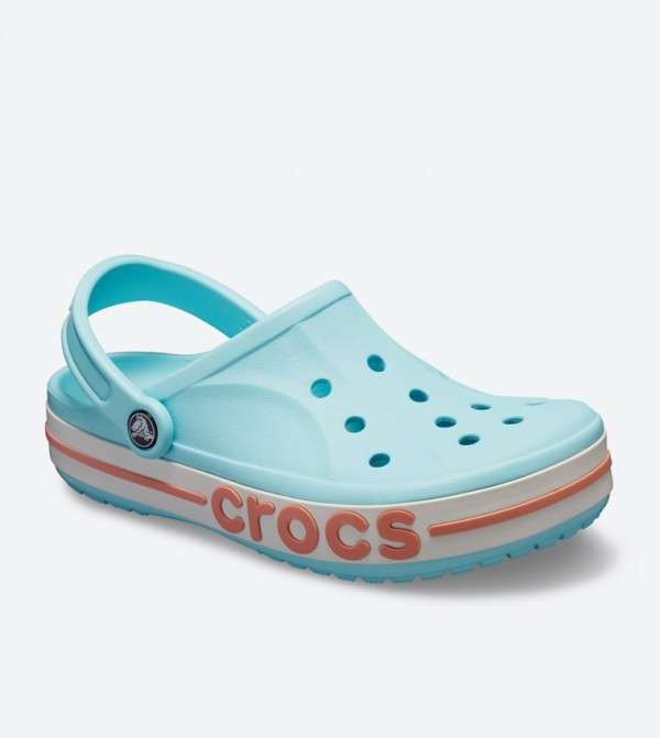 Жіночі Crocs Bayaband Clog Ice Blue/Melon — фото 2