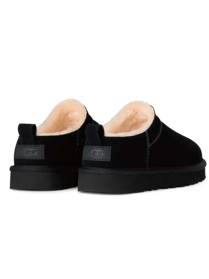 Жіночі UGG Мікро Чорні Замшеві Classic Micro Boot Black Suede — фото 3