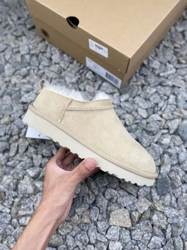 Жіночі UGG Мікро Бежеві Замшеві Classic Micro Boot Beige Suede — фото 8