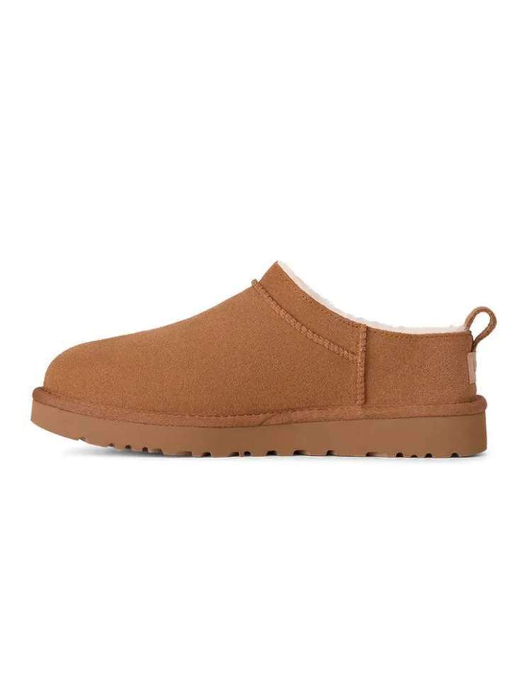 Жіночі UGG Мікро Помаранчеві Замшеві Classic Micro Boot Chectnut Suede — фото 7