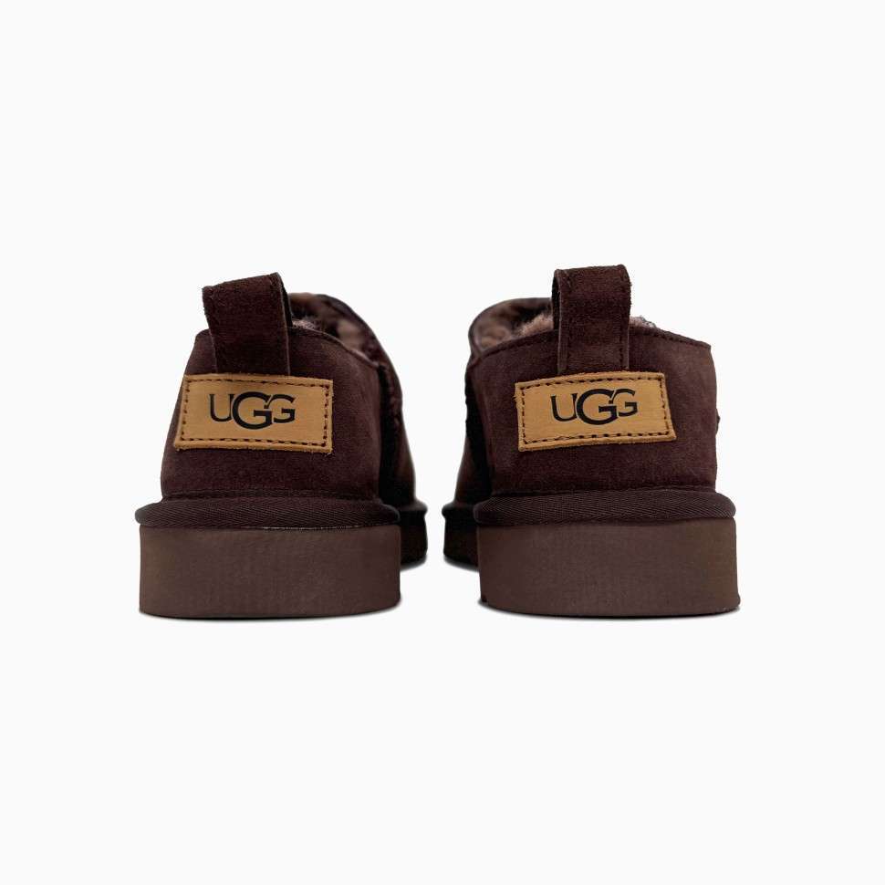 Жіночі UGG Мікро Коричневі Замшеві Classic Micro Boot Chectnut Brown Chocolate — фото 6