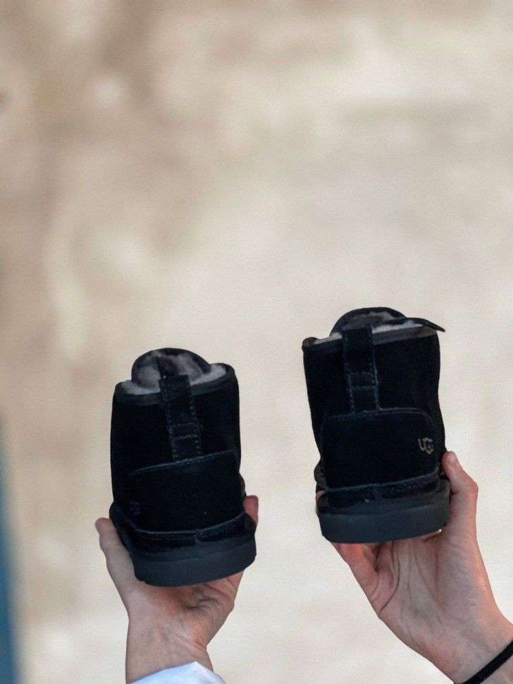 Жіночі UGG Ньюмел Чоботи Чорні Замша Замш Neumel Black Sude — фото 11
