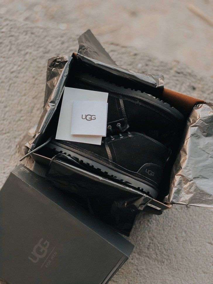 Жіночі UGG Ньюмел Чоботи Чорні Замша Замш Neumel Black Sude — фото 13