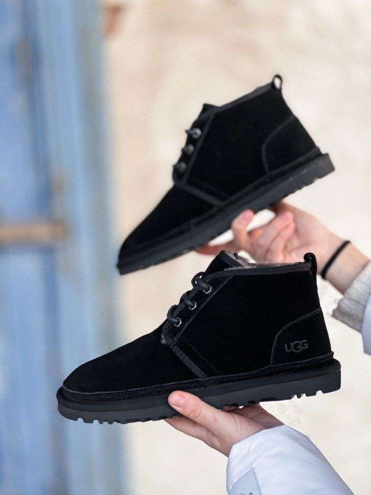 Жіночі UGG Ньюмел Чоботи Чорні Замша Замш Neumel Black Sude — фото 15