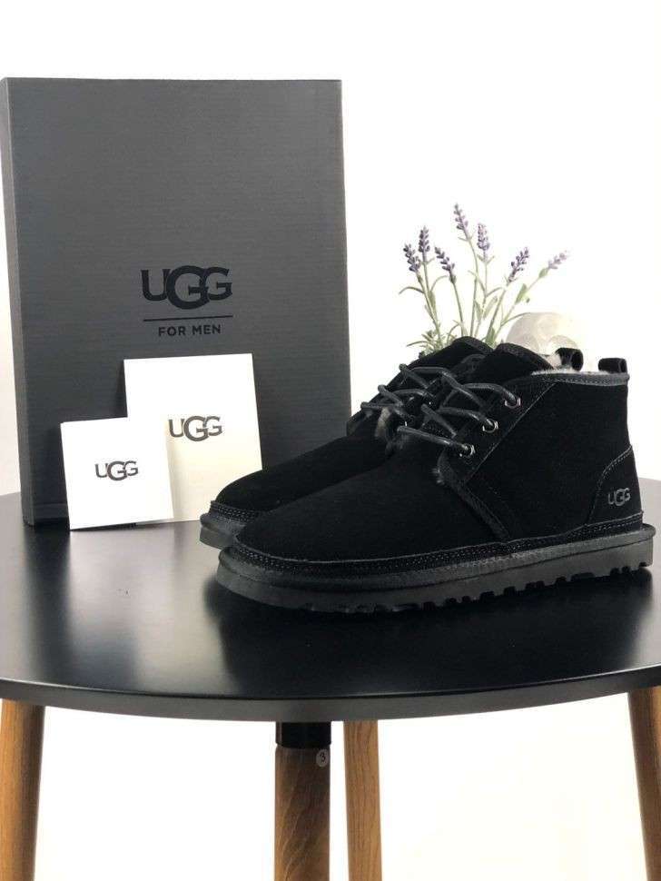 Жіночі UGG Ньюмел Чоботи Чорні Замша Замш Neumel Black Sude — фото 9