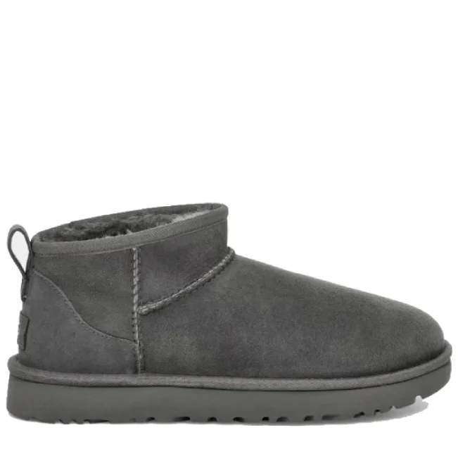 Жіночі UGG Ультра Міні Сірі Замшеві Classic Ultra Mini Grey Suede