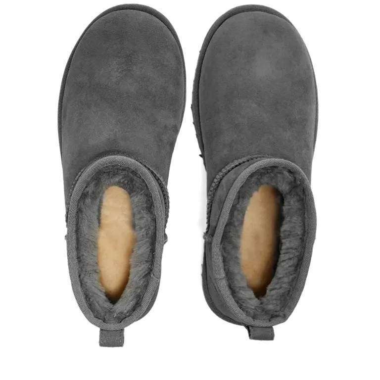Жіночі UGG Ультра Міні Сірі Замшеві Classic Ultra Mini Grey Suede — фото 3